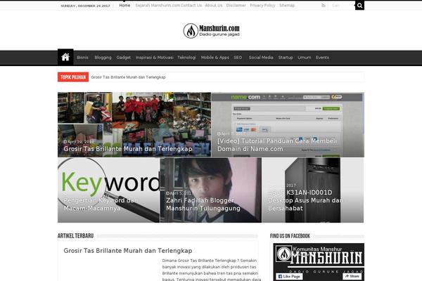 Site using Popular-posts-bar-widget plugin