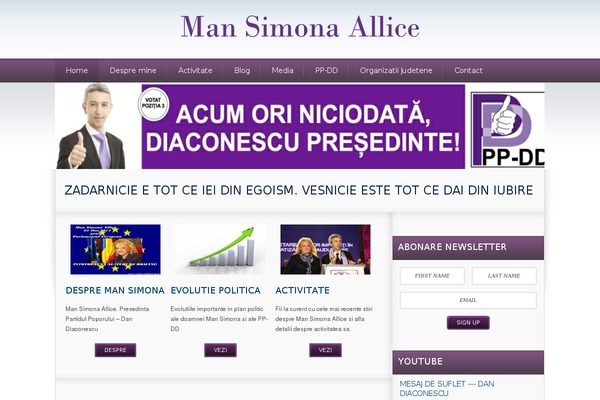 The-cause theme site design template sample