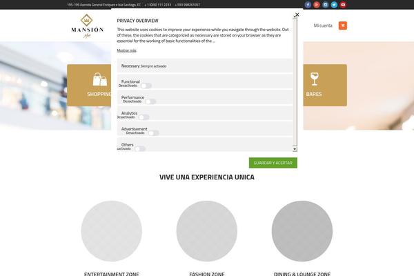 Mall theme site design template sample