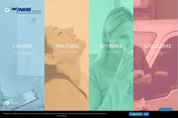 Manta theme site design template sample