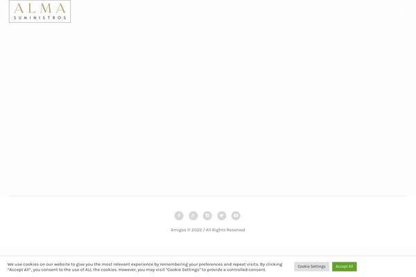 Amigos theme site design template sample