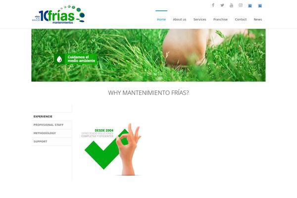 Mexin theme site design template sample