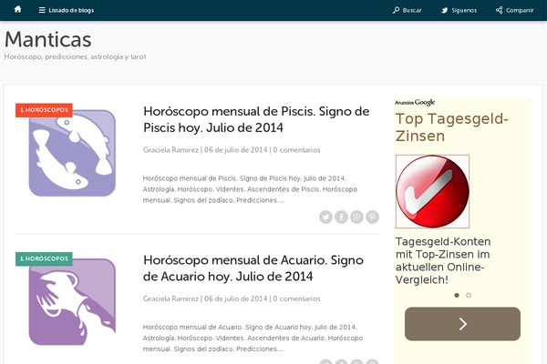 manticas.com site used Red
