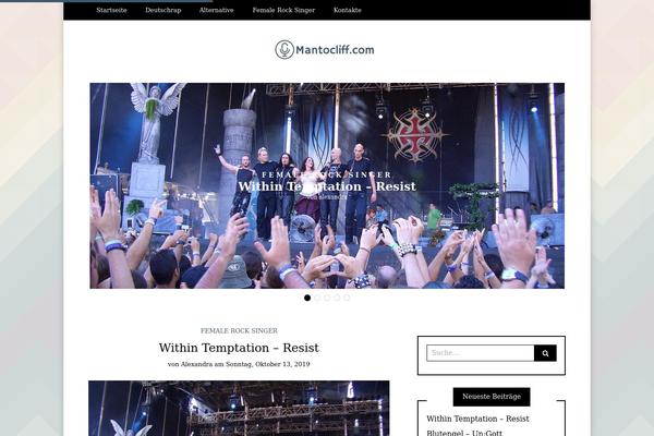 Writee theme site design template sample