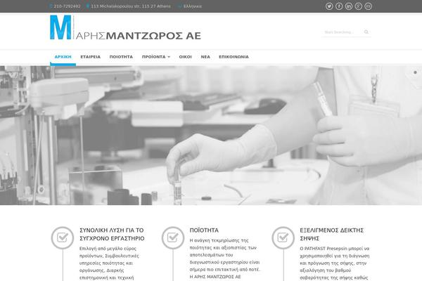 Corporative theme site design template sample