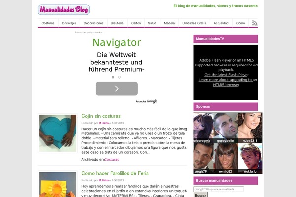 WordPress website example screenshot