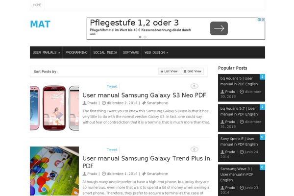 Splash theme site design template sample