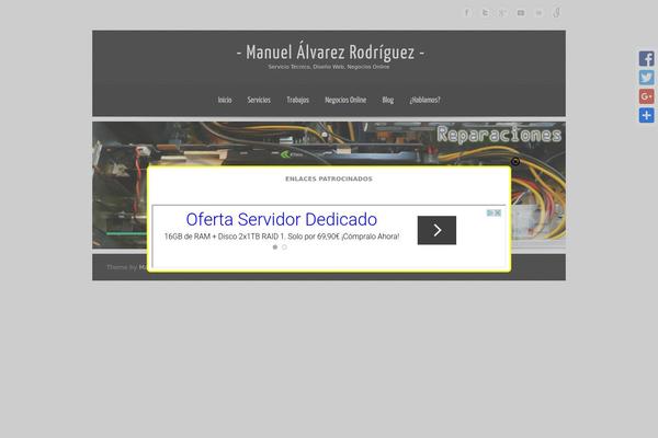 Theron Lite theme site design template sample