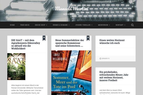 Baskerville theme site design template sample