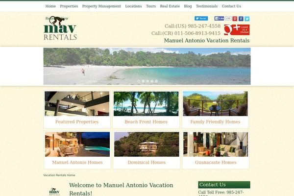 Denali theme site design template sample