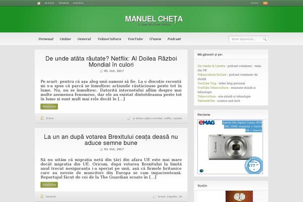 Headlines theme site design template sample