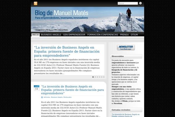 Graphene theme site design template sample