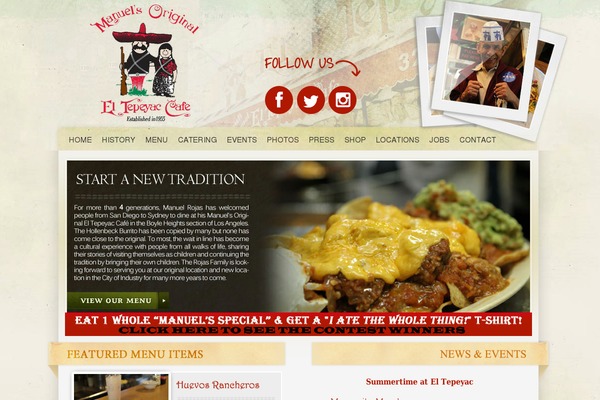 Site using CuteSlider plugin