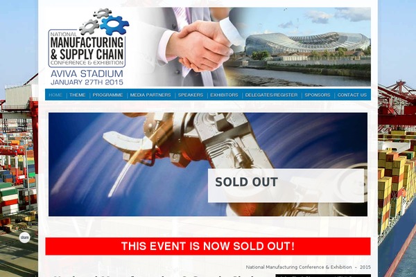 Evento theme site design template sample