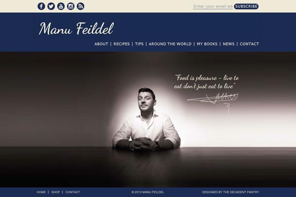 Manu theme site design template sample