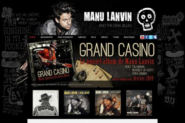 Music theme site design template sample