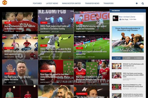 manunitedzone.com site used Fanatix-3
