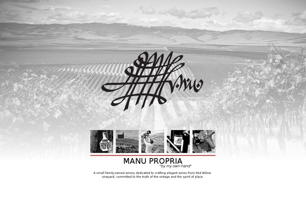 manupropriawinery.com site used Manu