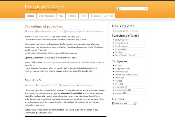 manur.org site used Vesper