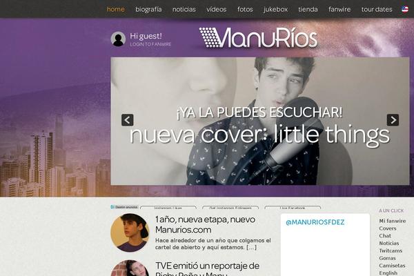Mimbo theme site design template sample