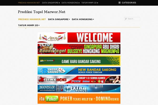 Supernova theme site design template sample