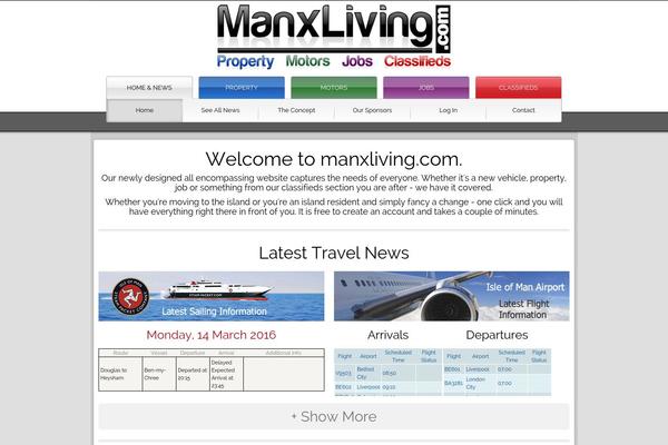 Main theme site design template sample