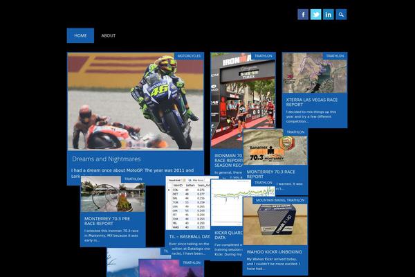Surfarama theme site design template sample