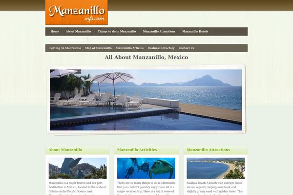 Outreach theme site design template sample
