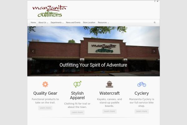 evolve theme site design template sample