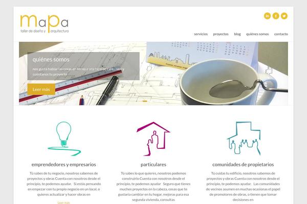 Spacious theme site design template sample