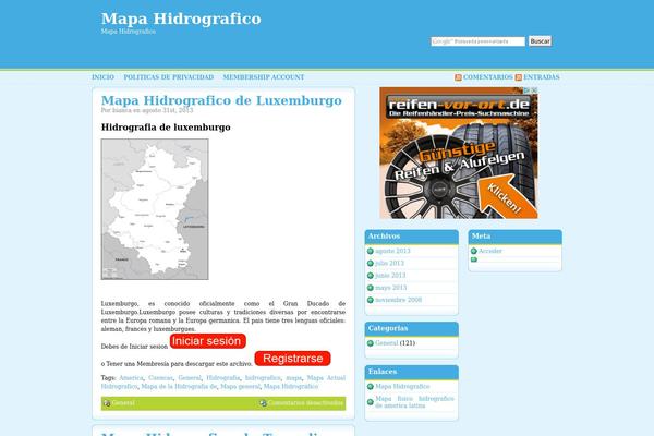 mapahidrografico.com site used Energetic