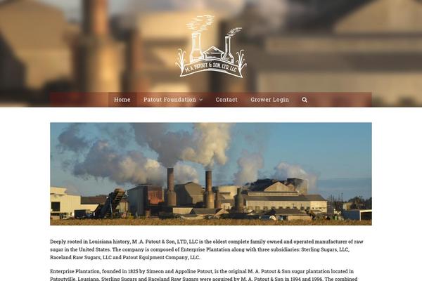 Total theme site design template sample