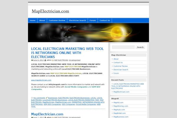 mapelectrician.com site used zeeMagazine