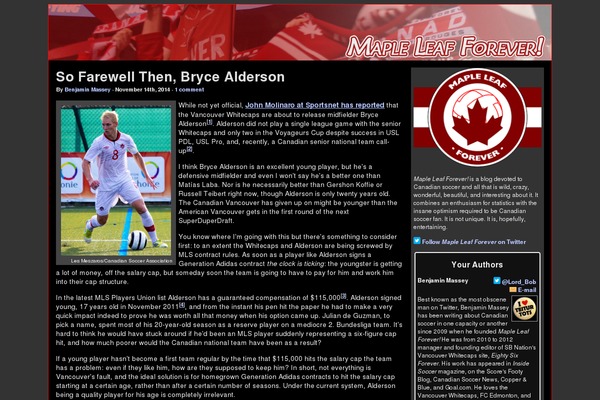 maple-leaf-forever.com site used Mapleleaf