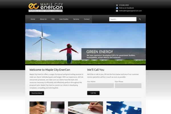 Vertex theme site design template sample