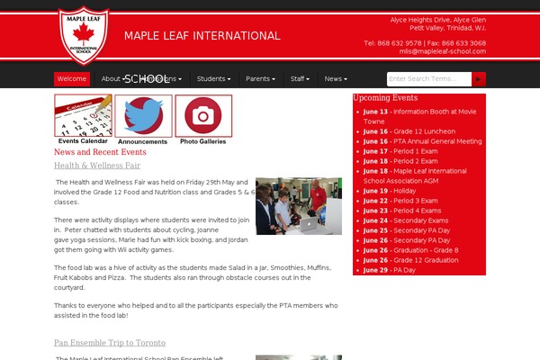 mapleleaf-school.com site used Mlis