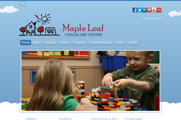 Happy Kids theme site design template sample