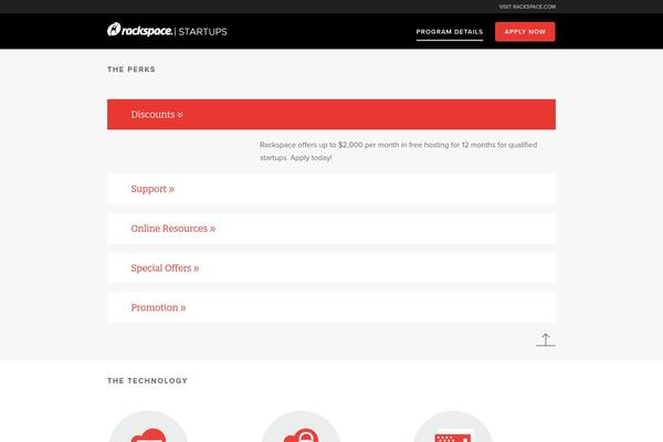 maplepark.cz site used Rackspace-startups