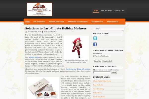 Roca theme site design template sample