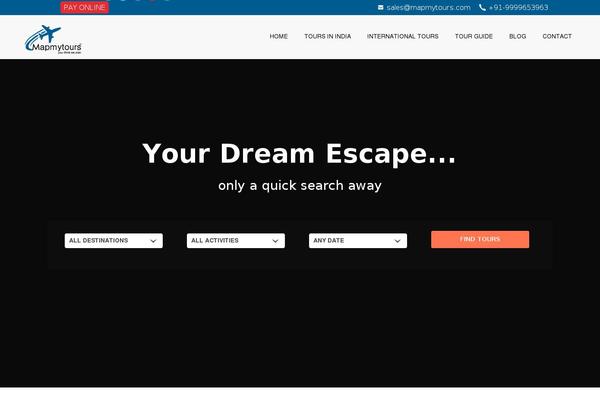 Tour Package V1.02 theme site design template sample