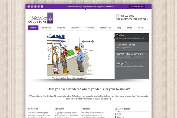 mappingsolutions.com site used InfoWay