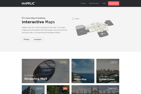 Site using Mapplic plugin