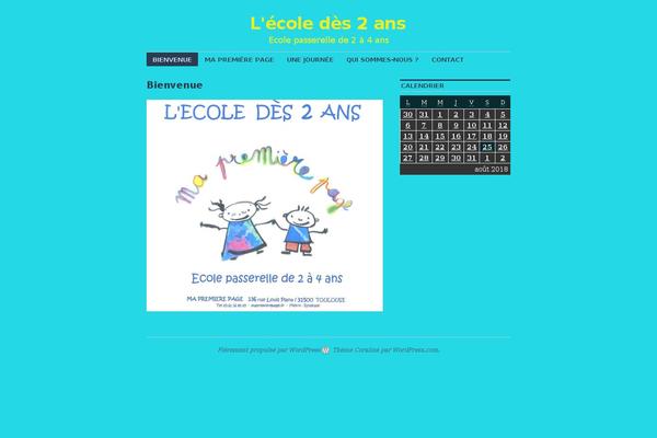 Coraline theme site design template sample