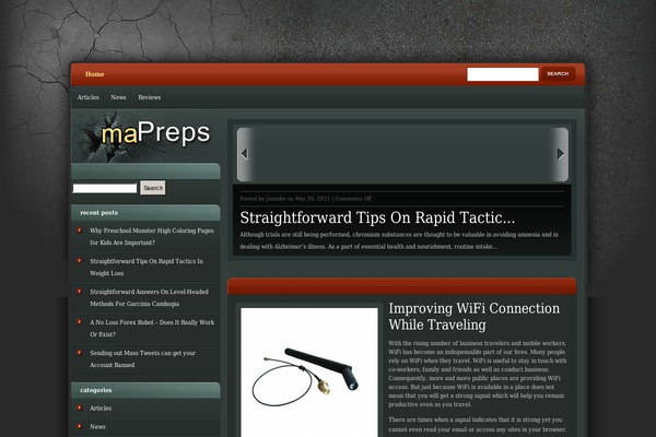 eGamer theme site design template sample