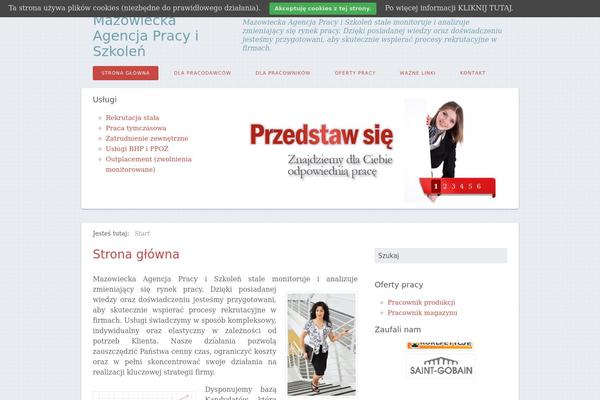 Path theme site design template sample