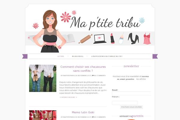 Sugar and Spice theme site design template sample