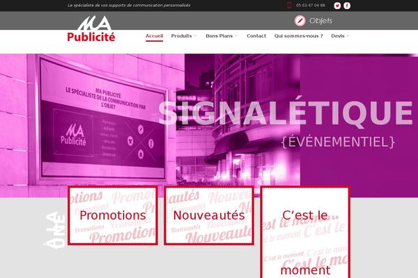 Bigwig theme site design template sample
