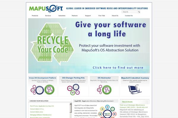 mapusoft.com site used Mapusoft