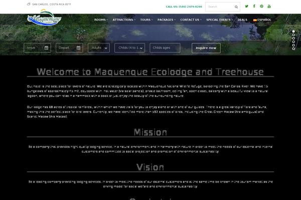 Mykonos theme site design template sample
