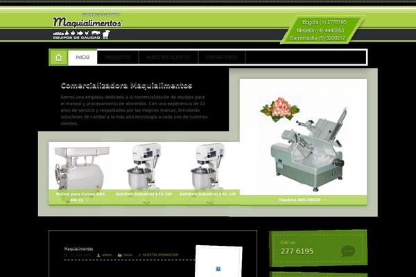 Artificer theme site design template sample